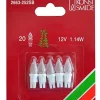 5 Ampoules Givrees Pour Guirlande 12 V, 1,14W, 20 Lampes