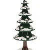 Arbre D'Hiver Avec Cristaux De Neige - Village De Noël Miniature