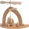 Arche Pyramide Moderne De Noël En Bois D'Aulne