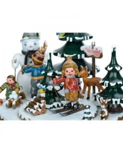 Boite A Musique Noël, Jeux D'Enfants Dans LÀ Neige