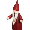 Bonhomme Fumeur Père Noël Manteau Rouge