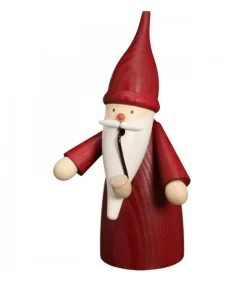 Bonhomme Fumeur Père Noël Manteau Rouge