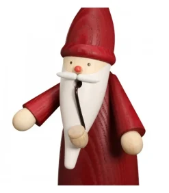 Bonhomme Fumeur Père Noël Manteau Rouge