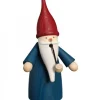 Bonhomme Fumeur Père Noël Manteau Bleu