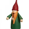 Bonhomme Fumeur Père Noël Manteau Vert