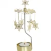 Bougeoir Carrousel Etoiles Dorees