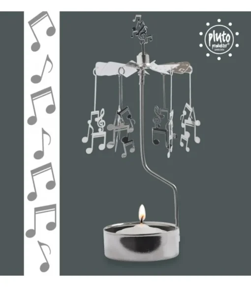 Bougeoir Carrousel Notes De Musique