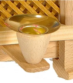 Bougeoir De Rechange En Laiton Pour Pyramide A Bougies 17 Mm