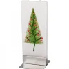 Bougie Déco Sapin De Noël Fantasie Et Boules Colorees