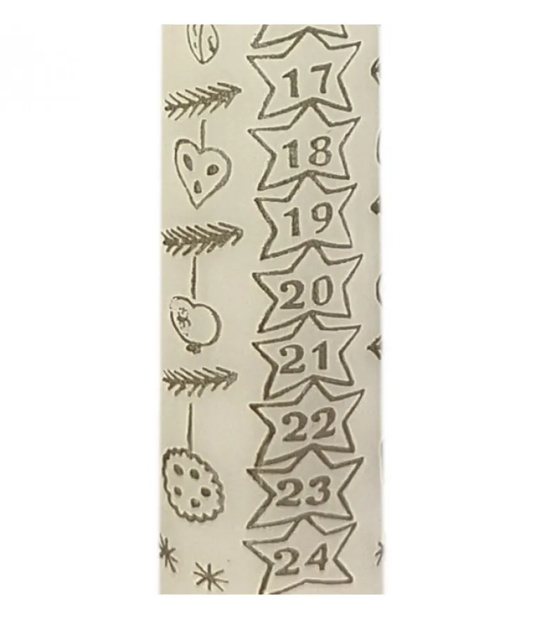 Bougie De L'Avent Graduee, 25 Cm