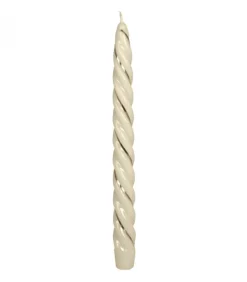 Bougie Torsadee Pour Chandelier 25 Cm