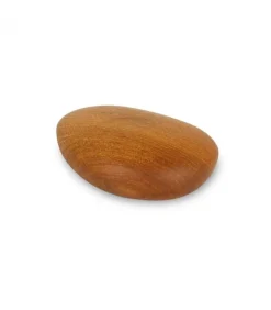 Caillou En Bois Poli Teinte, 5,5 Cm