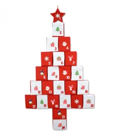 Calendrier De L'Avent Pour Enfant Forme Sapin