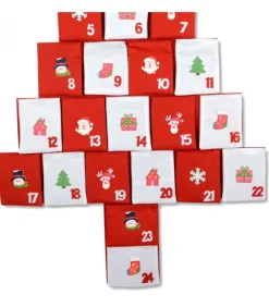 Calendrier De L'Avent Pour Enfant Forme Sapin