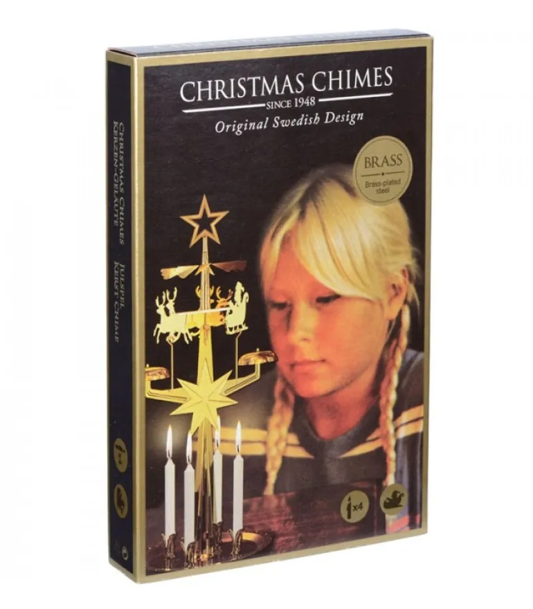 Carillon Père Noël Dore