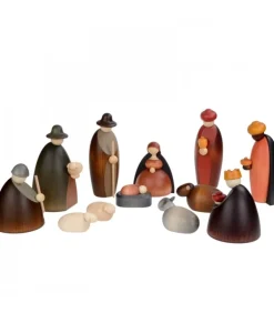 Crèche De Noël Complete Avec 12 Personnages 12 Cm