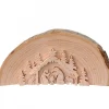 Crèche De Noël En Relief, Taillee Dans Un Rondin De Bois, 15 Cm