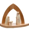 Crèche Design En Bois En Forme D'Arche