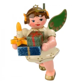 Déco Sapin De Noël, Ange Et Paquets Cadeaux