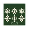 Déco Sapin De Noël, Etoiles En Bois. 6 Motifs Differents - N° 9