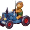Déco Sapin Vintage, Ourson Et Tracteur