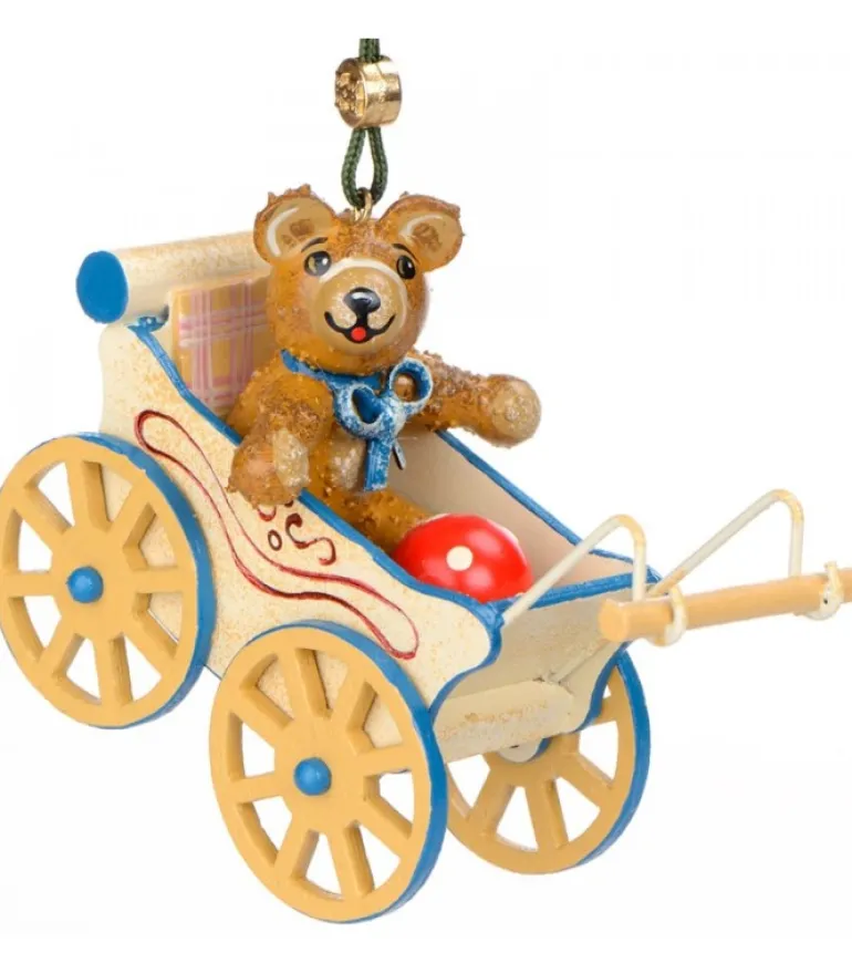 Décoration Sapin De Noël Vintage, Ourson Dans Landau