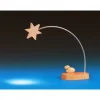 Etoile De Noël Electrique A Led Sur Socle, 21 Cm