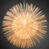 Etoile Lumineuse Electrique En Papier A Suspendre, Blanche, 60 Cm