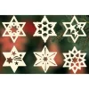 Etoiles En Bois, Déco Sapin De Noël, 6 Motifs Differents - N° 8