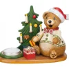 Figurine Porte Encens Ourson Et Bougeoir