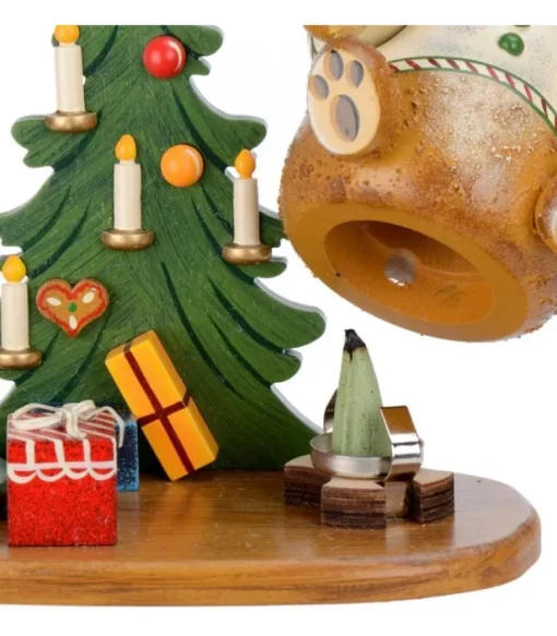 Figurine Porte Encens Ourson Et Bougeoir