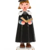 Fillette Chanteuse Avec Livre De Chorale De Noël - Village De Noël Miniature