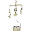 Grand Bougeoir Carrousel Nuit Etoilee, 28 Cm