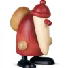 Grand Père Noël Avec Hotte, 19 Cm