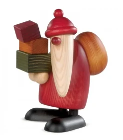 Grand Père Noël Et Cadeaux, 19 Cm
