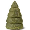 Grand Sapin De Noël En Bois Design, 14 Cm, Vert