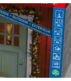 Guirlande Sapin Extérieure 120 Diodes Led