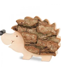 Herisson En Bois Debout, 7,5 Cm