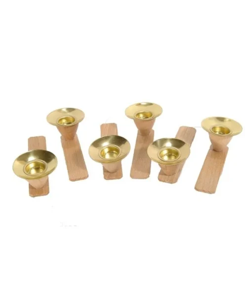Kit De 6 Porte-Bougies Pour Pyramide A Etages