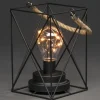 Lanterne Lumineuse A Led En Metal, Carree, 19 Cm