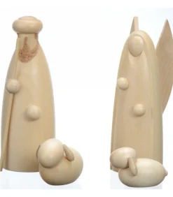 Le Berger Et L'Ange, Personnages Pour Crèche De Noël, 12 Cm