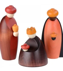 Les Trois Rois Mages Et Leurs Offrandes, 12 Cm
