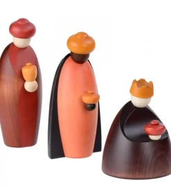 Les Trois Rois Mages Et Leurs Offrandes, 12 Cm
