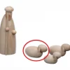 Mouton En Bois Pour Crèche De Noël, 3.5 Cm