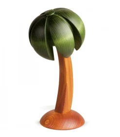 Palmier En Bois Décoratif Pour Grande Crèche De Noël, 30 Cm