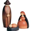 Personnages Grande Crèche De Noël : Enfant Jesus, Joseph, Marie, 17 Cm