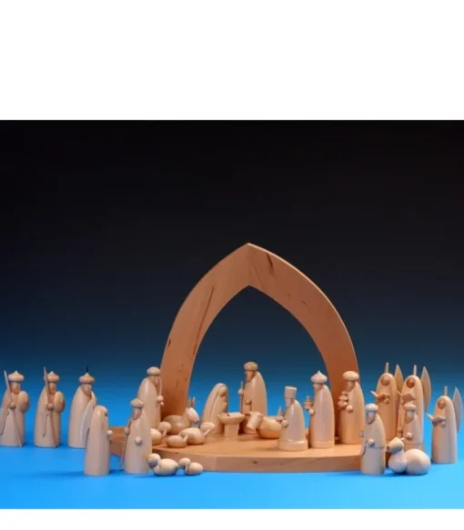 Petit Jesus, Joseph, Marie Pour Crèche De Noël, 6 Cm