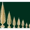Petit Sapin Noël Bois Sculpte, 5 Cm