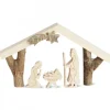 Petite Crèche De Noël Avec Nativite, 8 Cm
