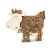 Petite Vache En Bois, 6 Cm